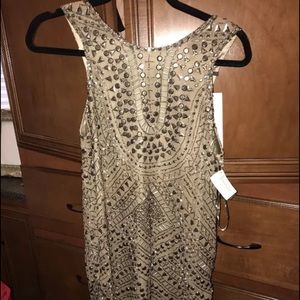 NWT Parker taupe small dress