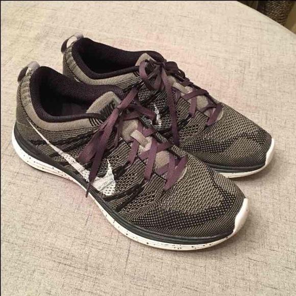 Nike Shoes - Nike Flyknit One Running Shoes Grey Wolf