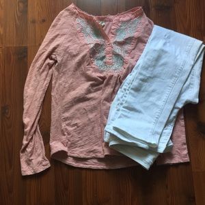 Anthropologie Meadow Rue Blouse