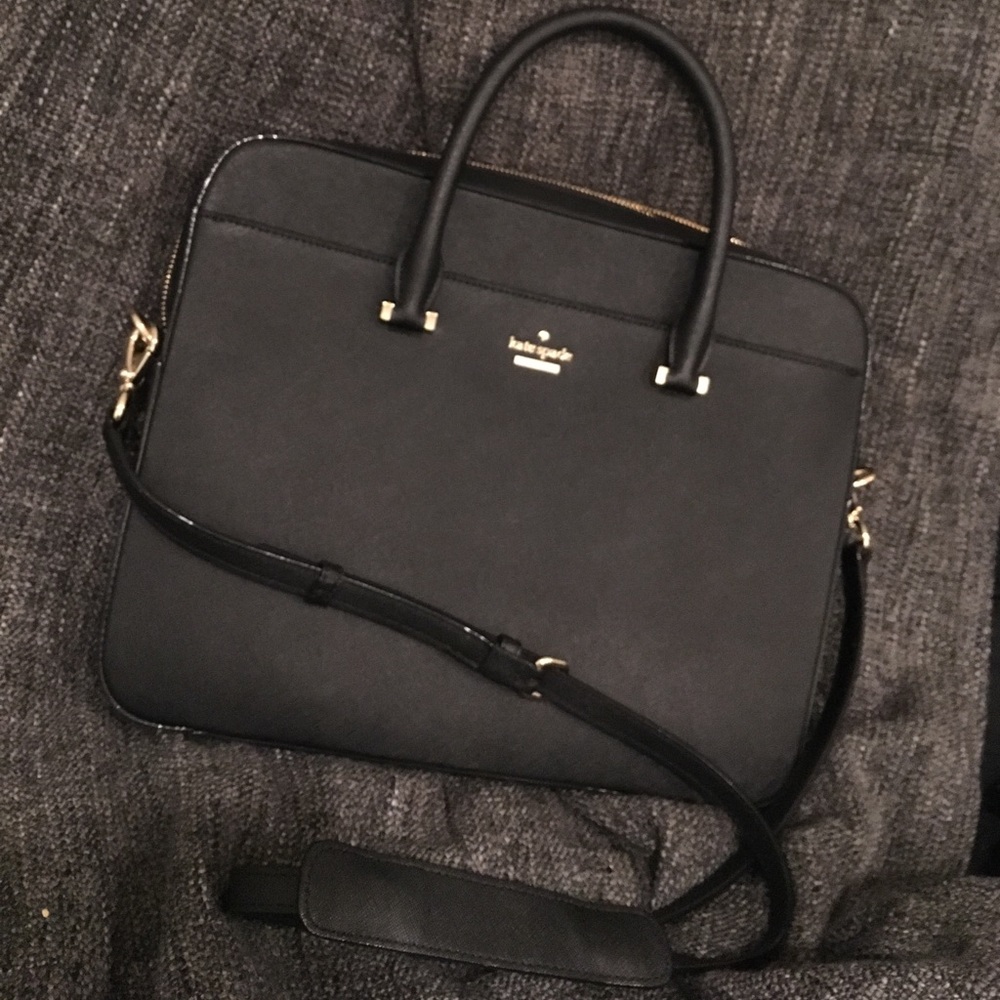 Kate Spade 13" Saffiano Laptop Bag (Black)