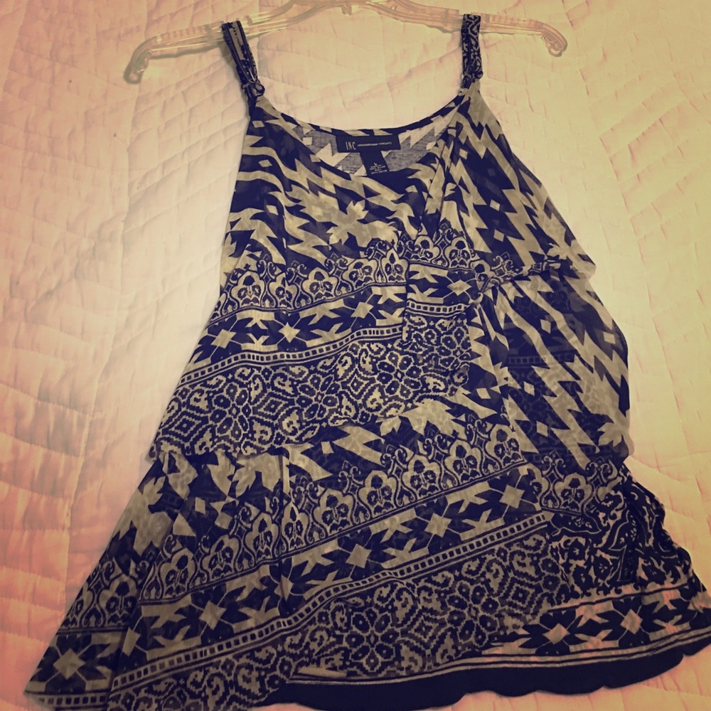 INC Tiered Tank - Flowy and Cute for Spring
