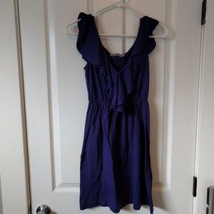 Bailey Girl purple sleeveless dress with ruffle