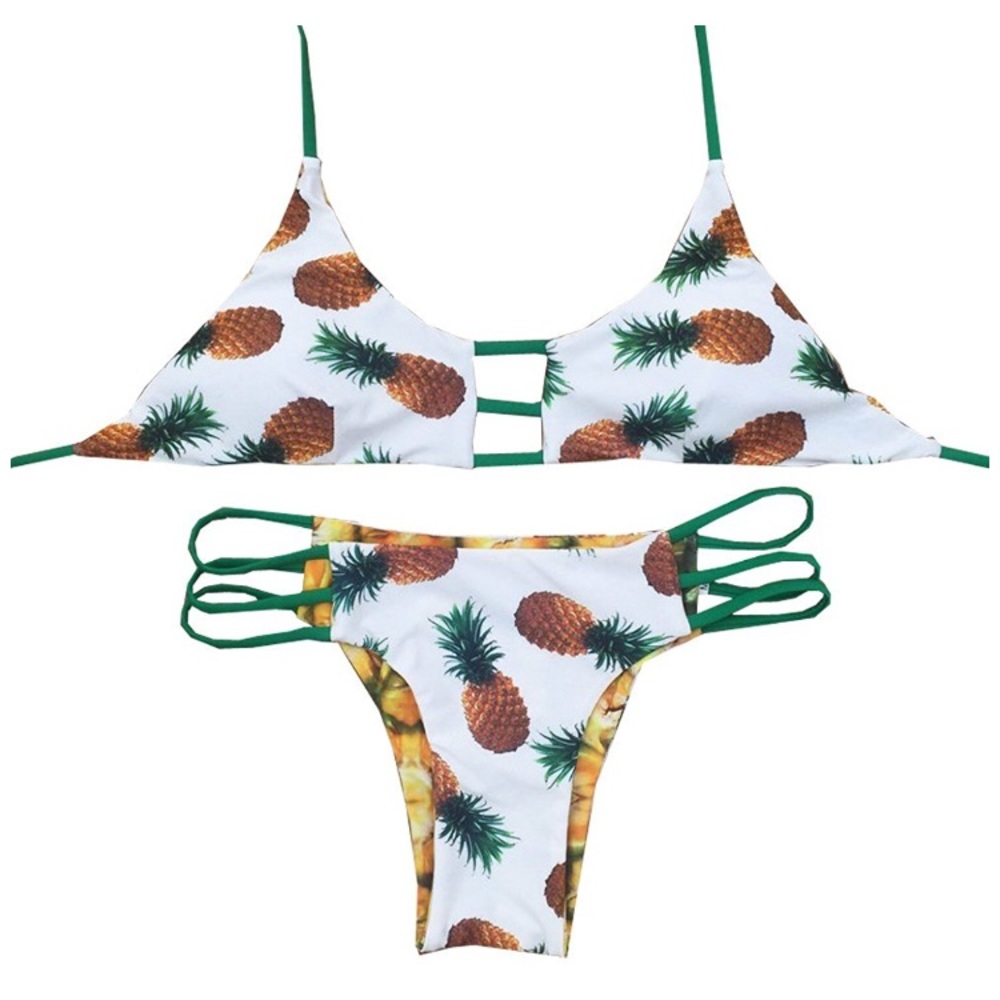 🍍 Reversible pineapple bikini set 🍍