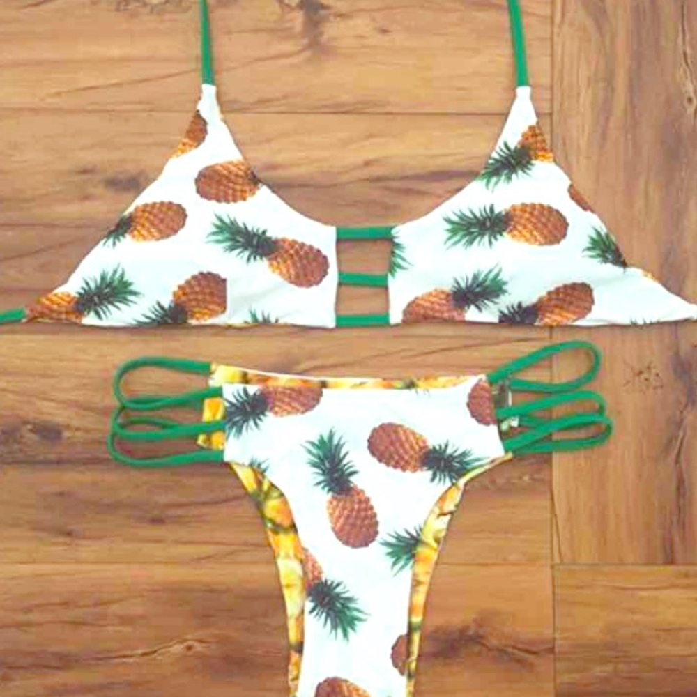 🍍 Reversible pineapple bikini set 🍍 - Picture 3 of 7