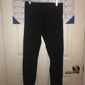Black Lululemon Wunder Under Pants