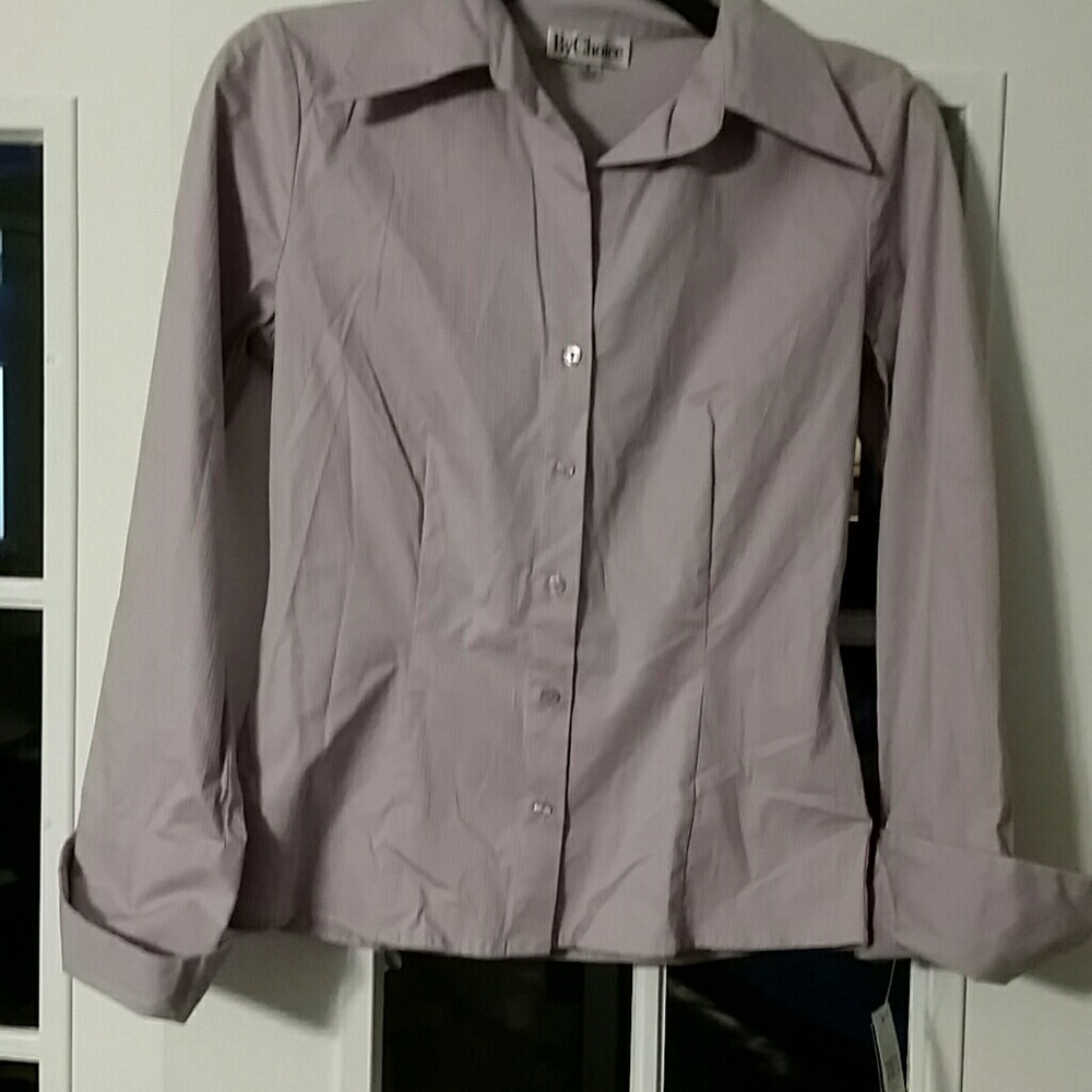 Blouse/shirt lavender / purple stretch