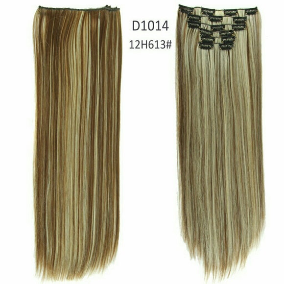 Blondish Heat Resistant Synthetic Hair