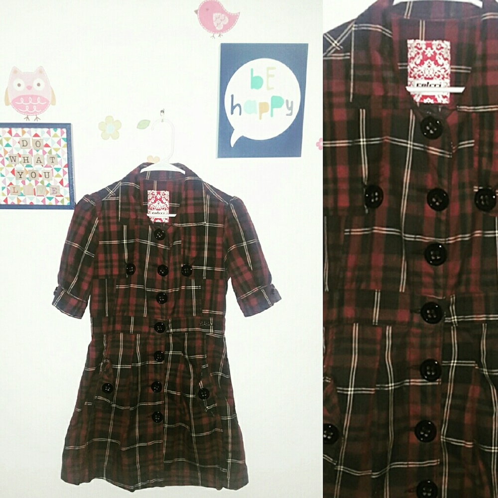 Plaid retro style dress by Colcci