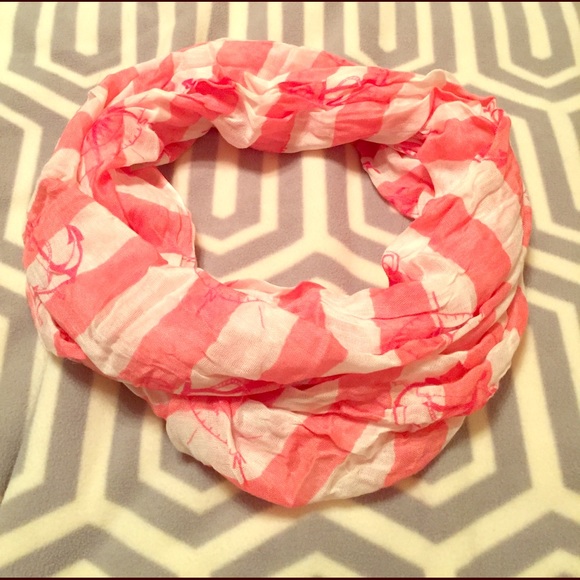 Coral Infinity Scarf - Picture 2 of 6