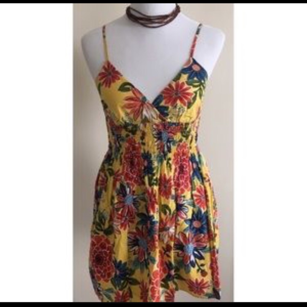 Yellow floral Xhilaration dress!