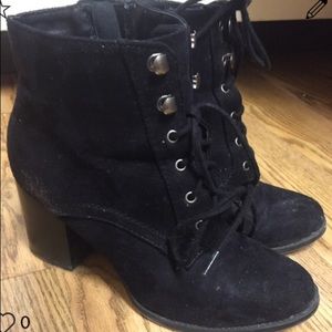 Black ankle boots