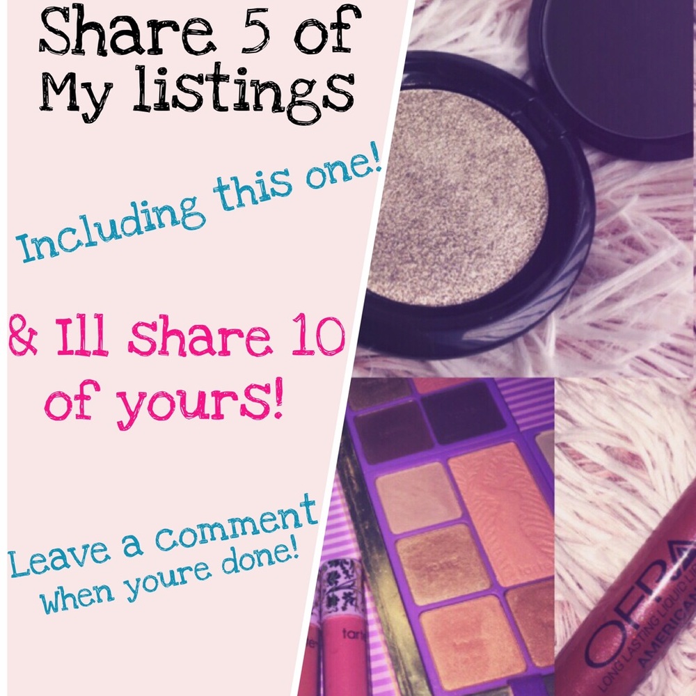 Share my listings and I'll share yours!  💕