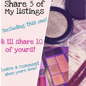 Share my listings and I'll share yours!  💕