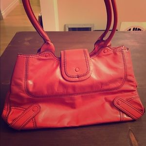 BCBGirls pink leather purse