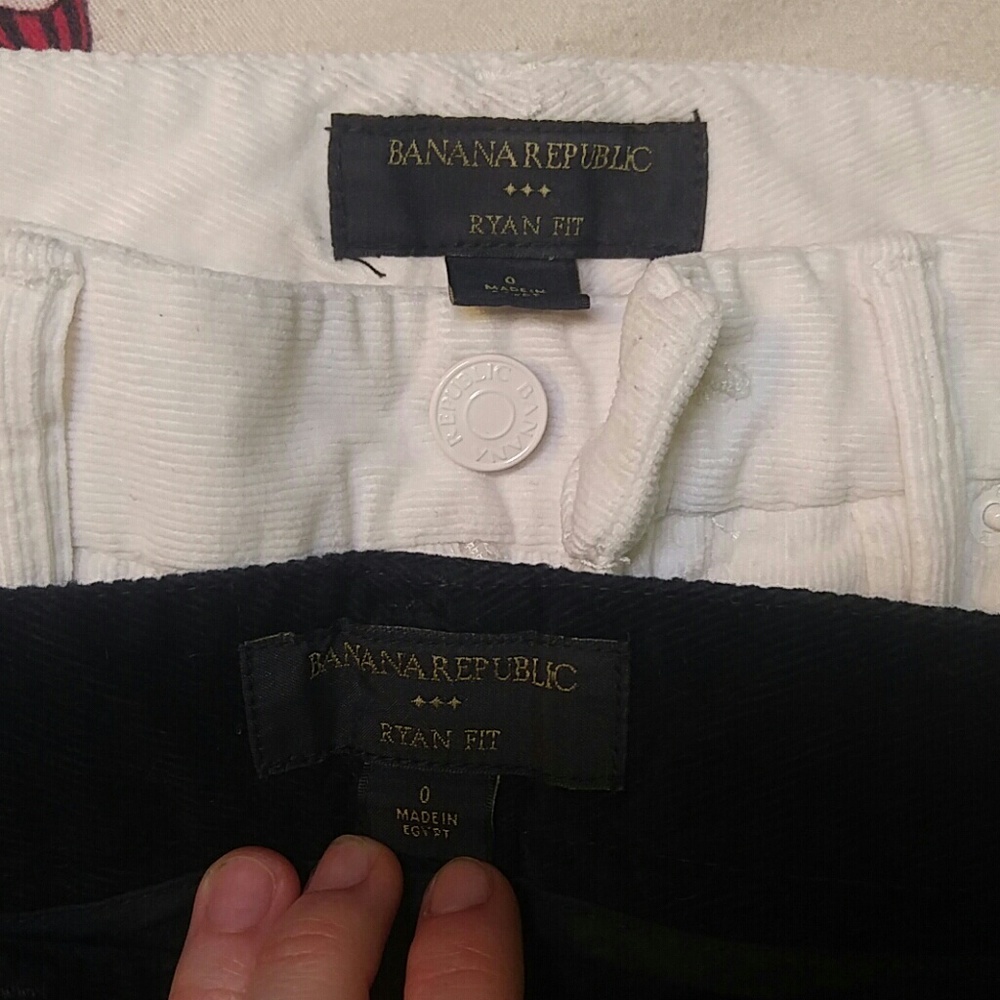 Banana republic skinny corduroy pants bundle