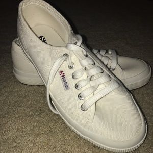 BNWT White Superga Sneakers