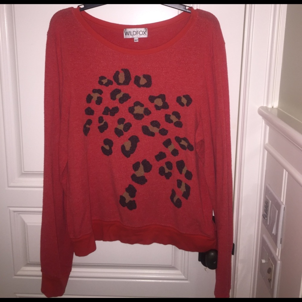 Wildfox Animal Printed Sweatshirt