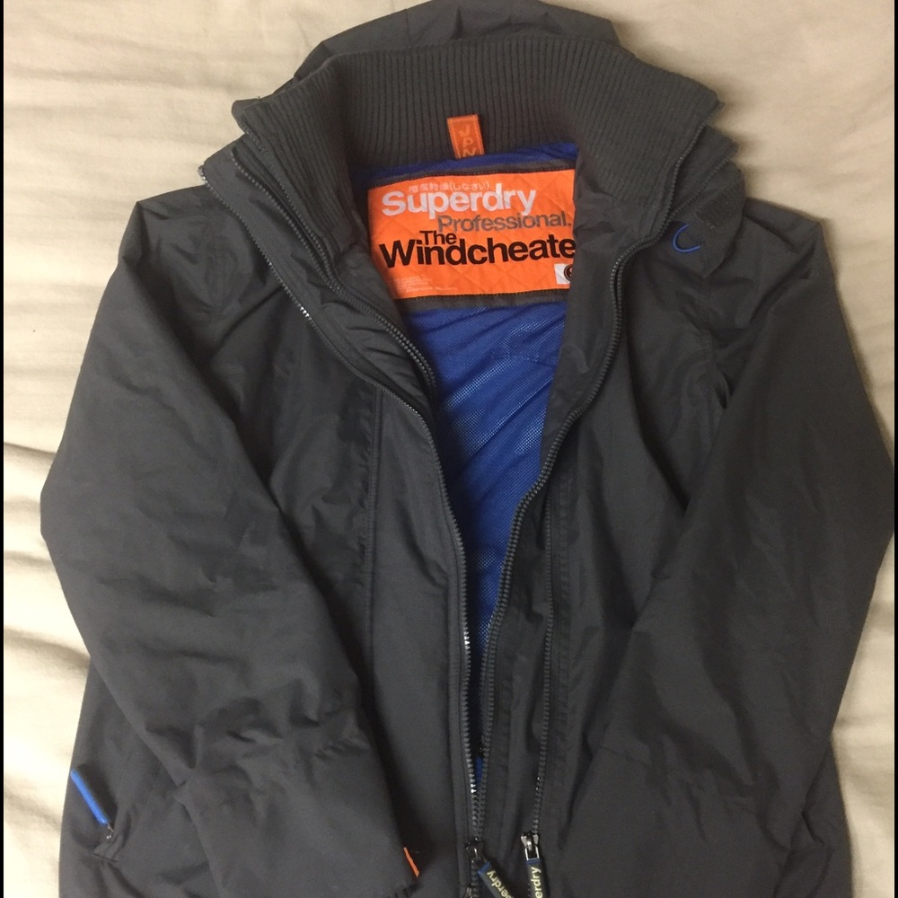 Super dry wind cheater (gray/blue)