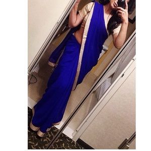 Saree/ blue sari
