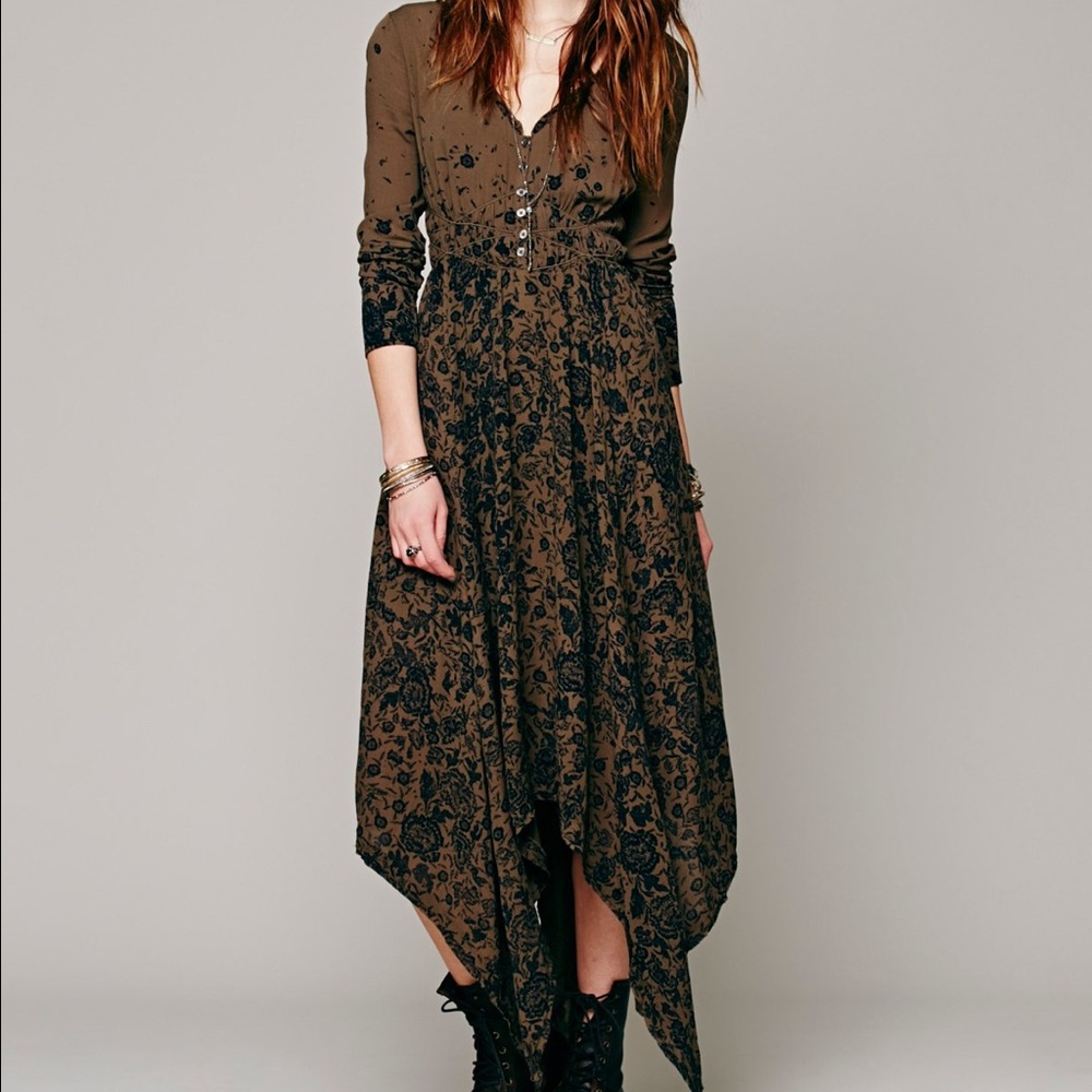 ❌SOLD❌Free People Lavina Midi Dress