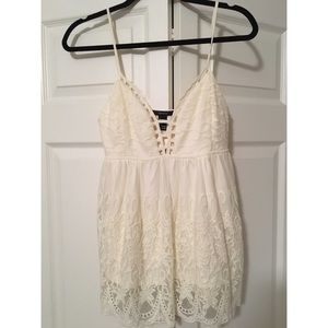 White lace top