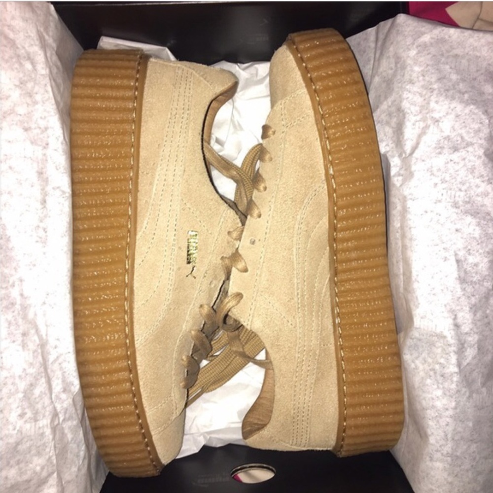 Puma x Fenton Rihanna oatmeal creepers
