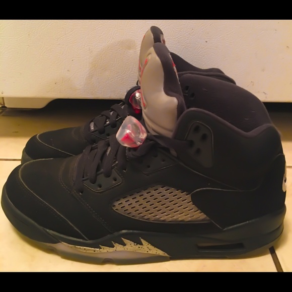 Jordan Retro 5 Metallic Black (Size 9)