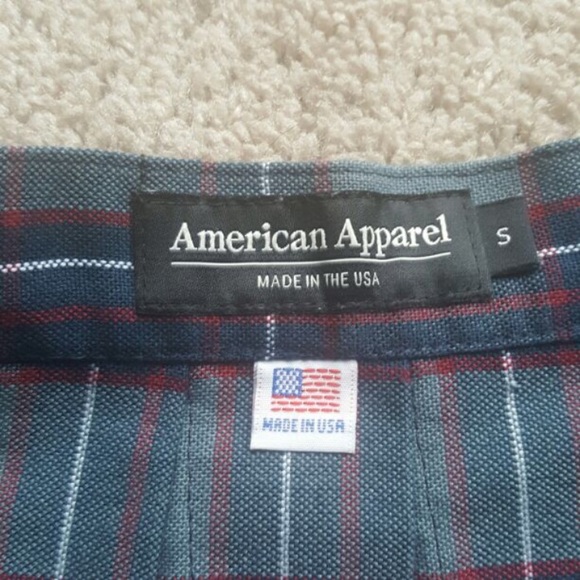 American apparel plaid tennis skirt size small - Picture 3 of 4