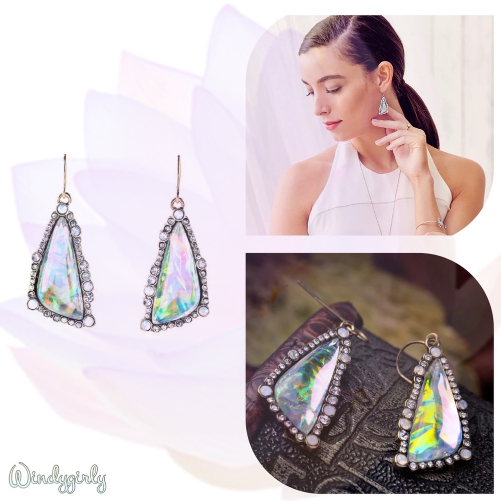 Blue Aura Whisper Earrings