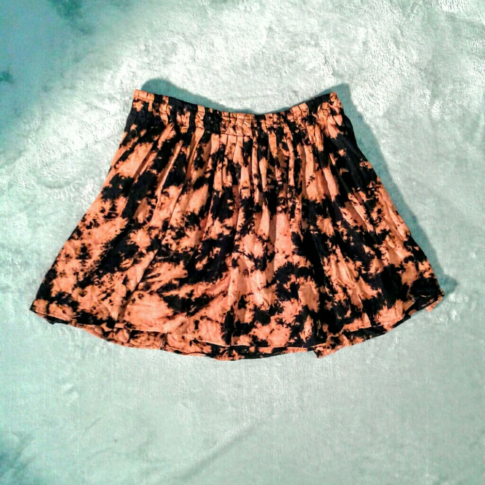 ANTHROPOLOGIE Ecote' tye- dye cotton skirt Large