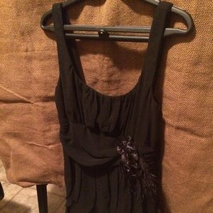 SOLD🌻Evening Dress,w/feather sash.