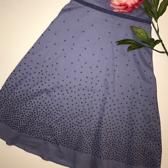 👗 Ann Taylor 💕 Purple Halter Dress. Cotton. Sz 0 - Picture 5 of 5