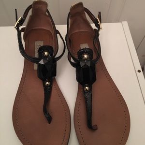 Steve Madden black sandals in size 6.5.