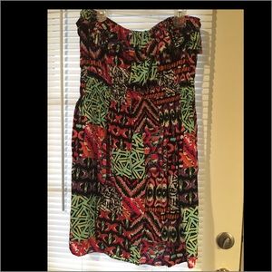 Multi Color Tube Dress