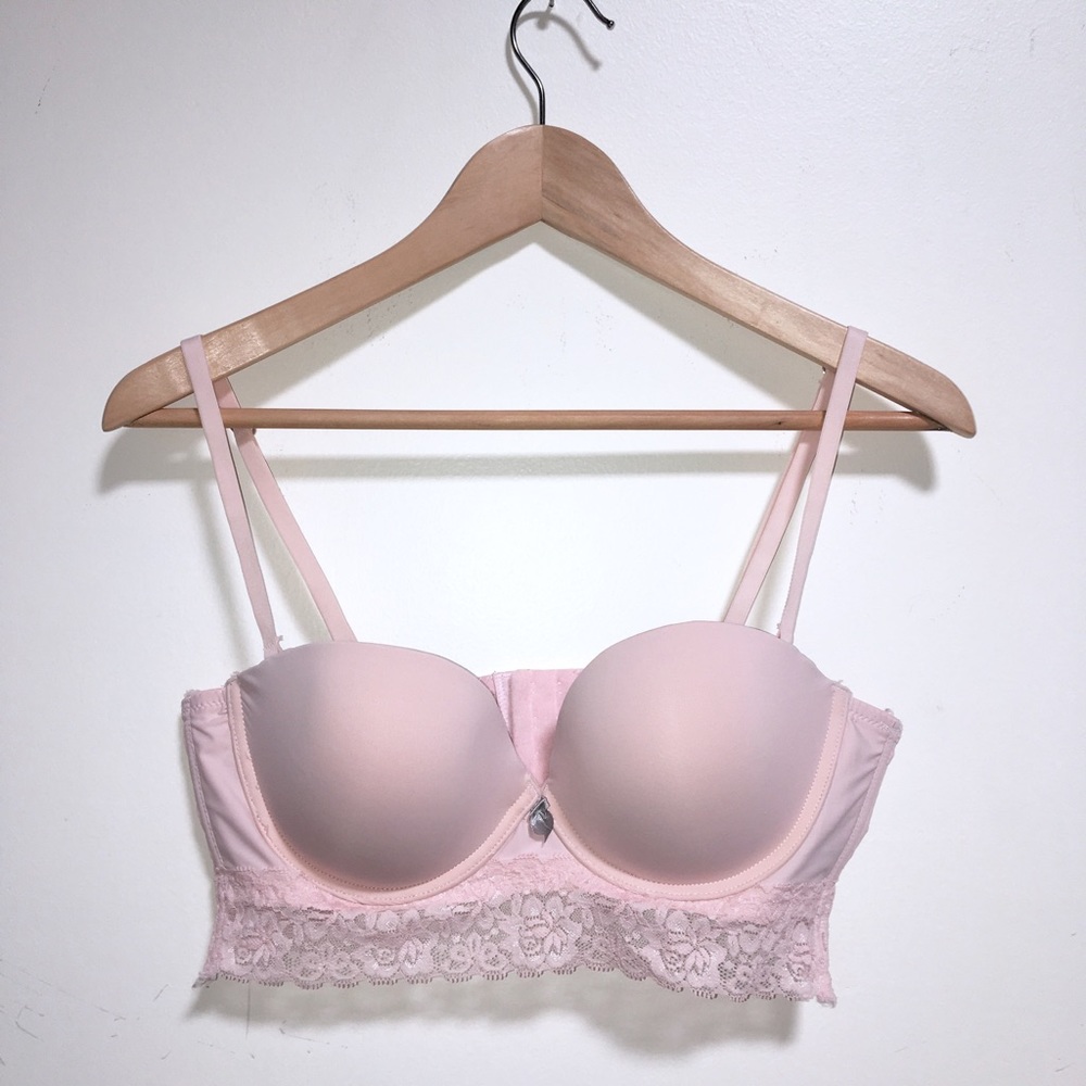 💕PINK MULTI-WAY Strapless Bustier Bra💕