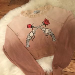 Wildfox Off the Shoulder Sweatshirt