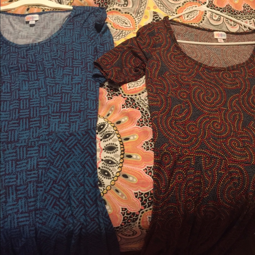 LuLaroe 2 xl nicole dresses