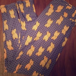 LulaRoe Frenchies/French Bull dog leggings TC