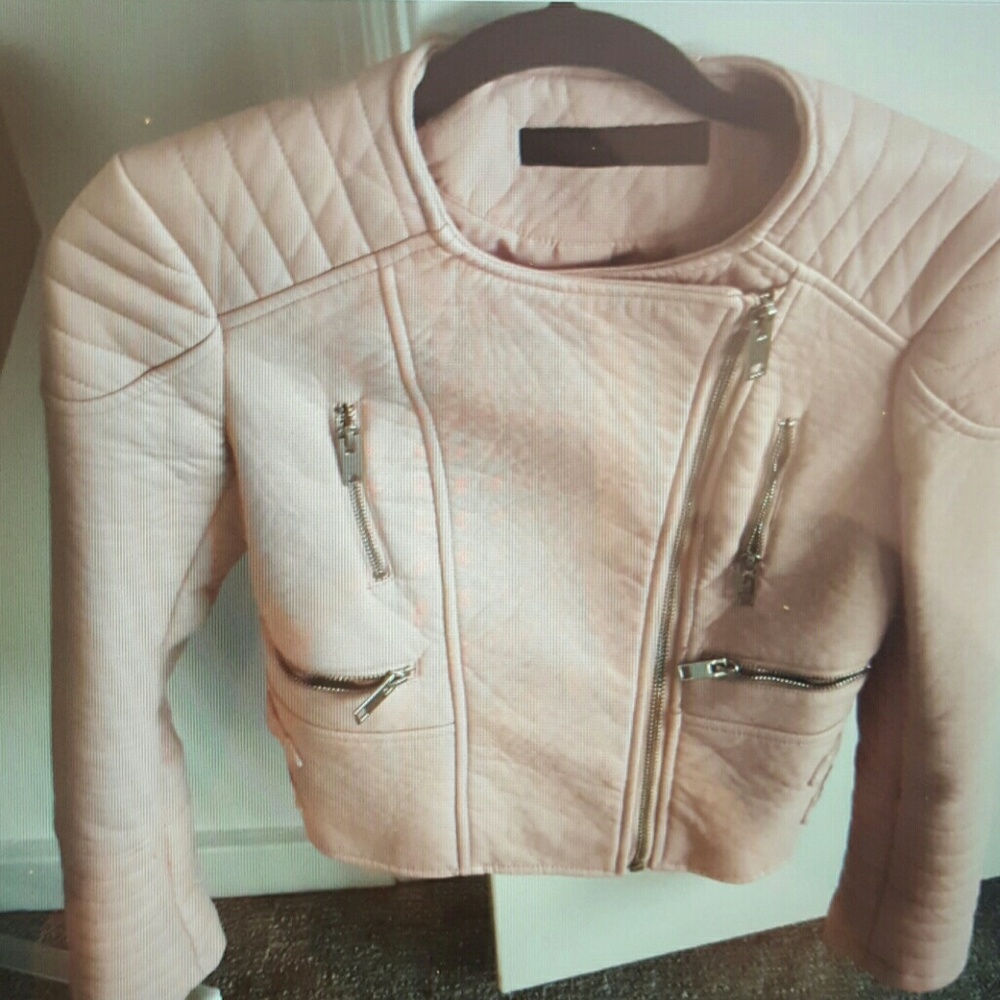 Zara Pink Biker jacket
