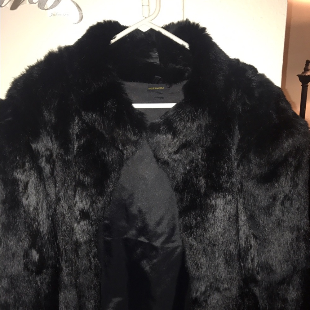 Black Fur Coat