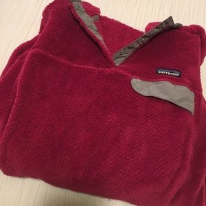 Patagonia retool fleece pullover with hoood