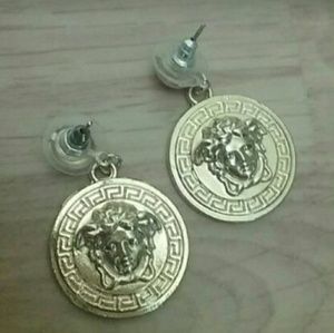 Vintage versace gold filled earrings