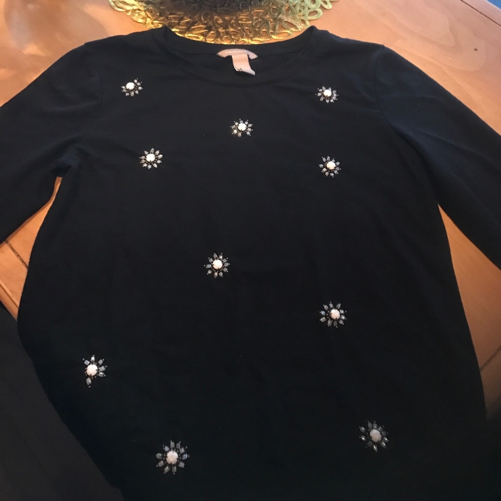 Banana republic jewel sweatshirt