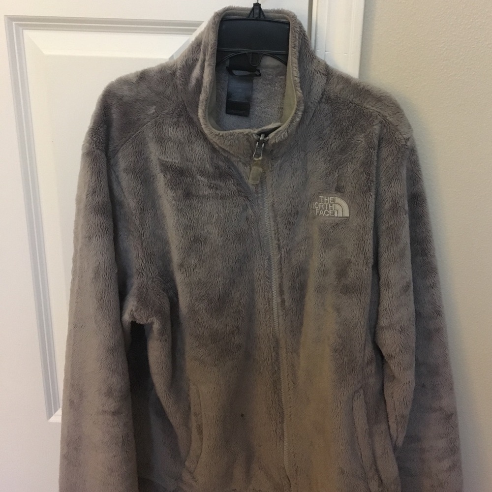 North Face fur zip up