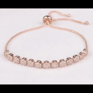 🆕 Adjustable Cubic Zirconia Crystal Bracelet