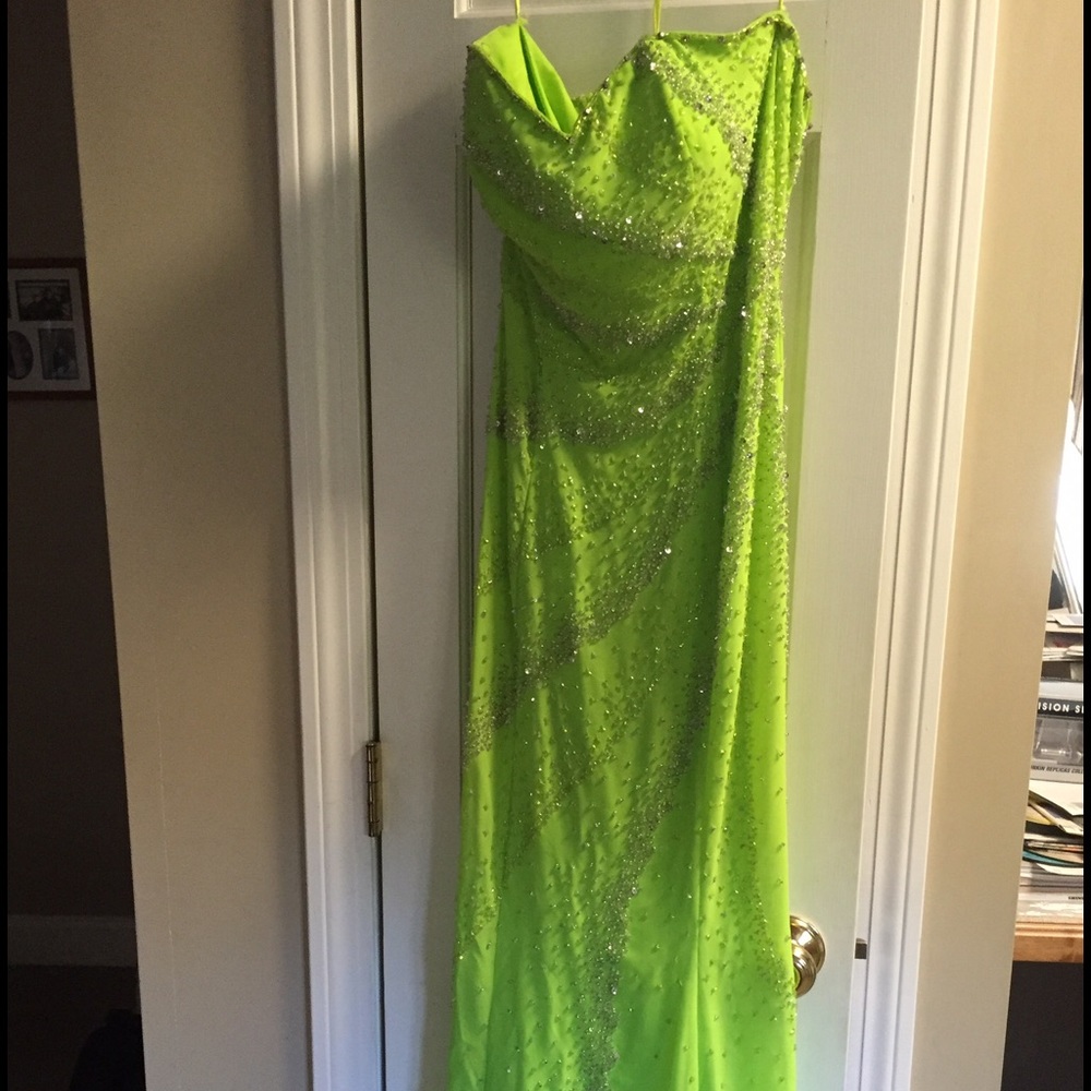 Green prom dress