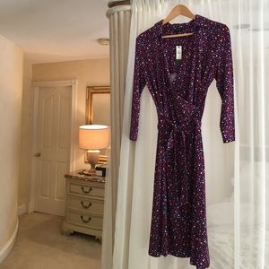 GREAT DEAL! $100 OFF! TALBOTS wrap dress NWT