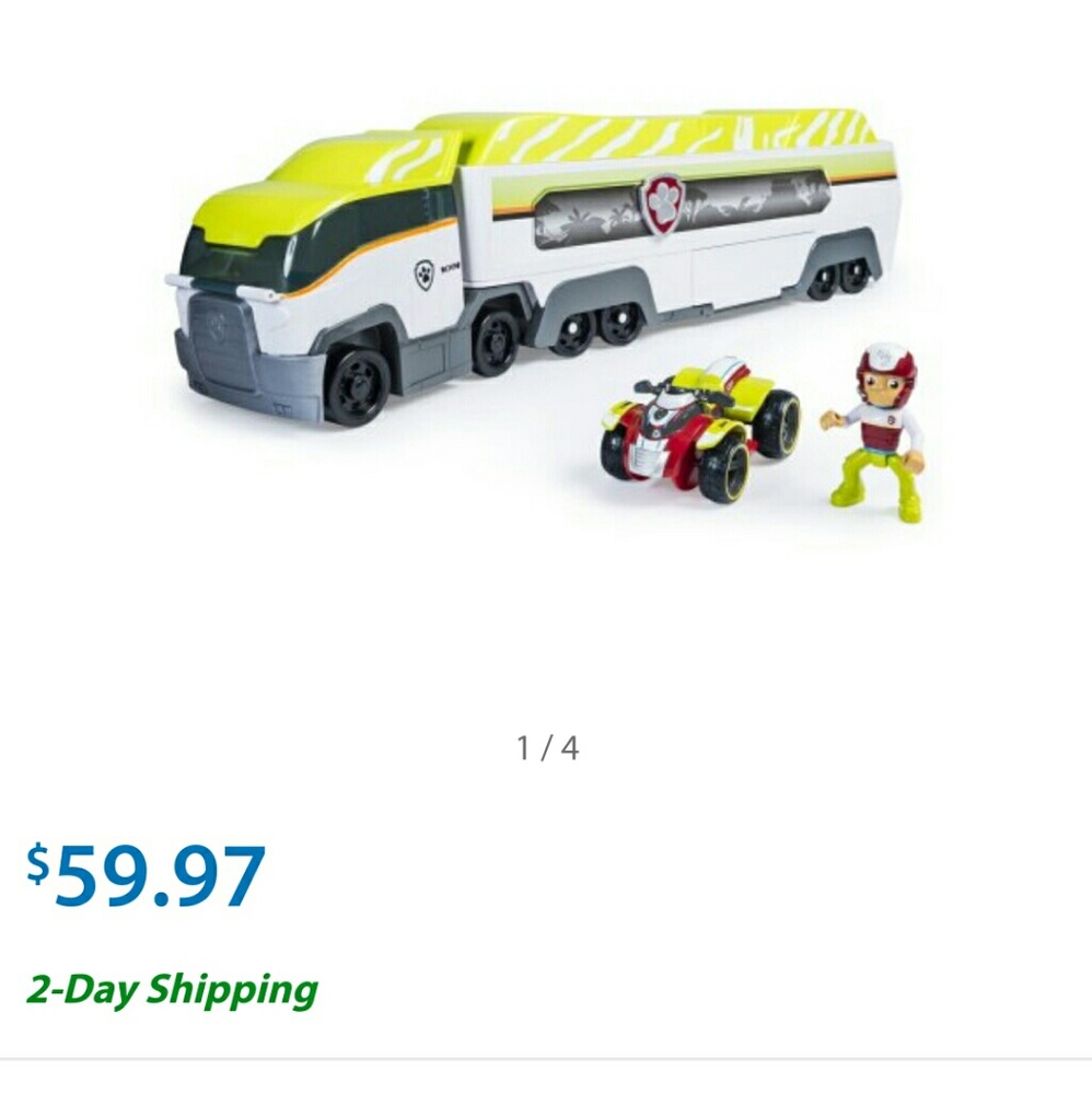 Nwt brand new paw patrol jungle patroller