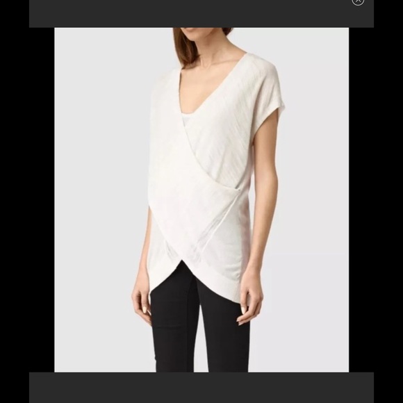 All Saints white twist sleeveless top SOLD - Picture 2 of 4