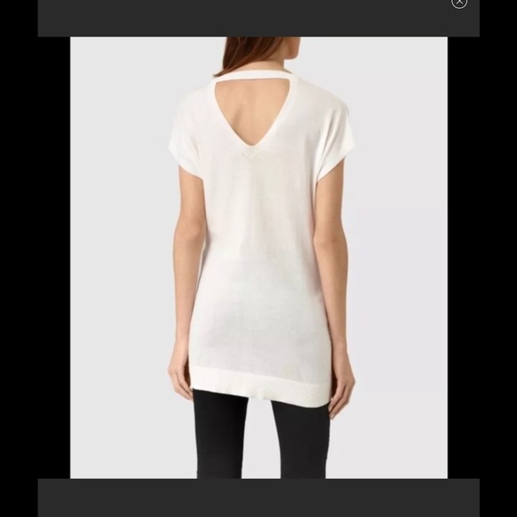All Saints white twist sleeveless top SOLD - Picture 3 of 4